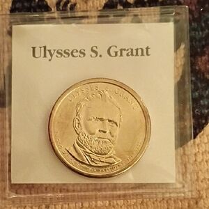 Ulysses S. Grant Commemorative Coin - Gold Tone